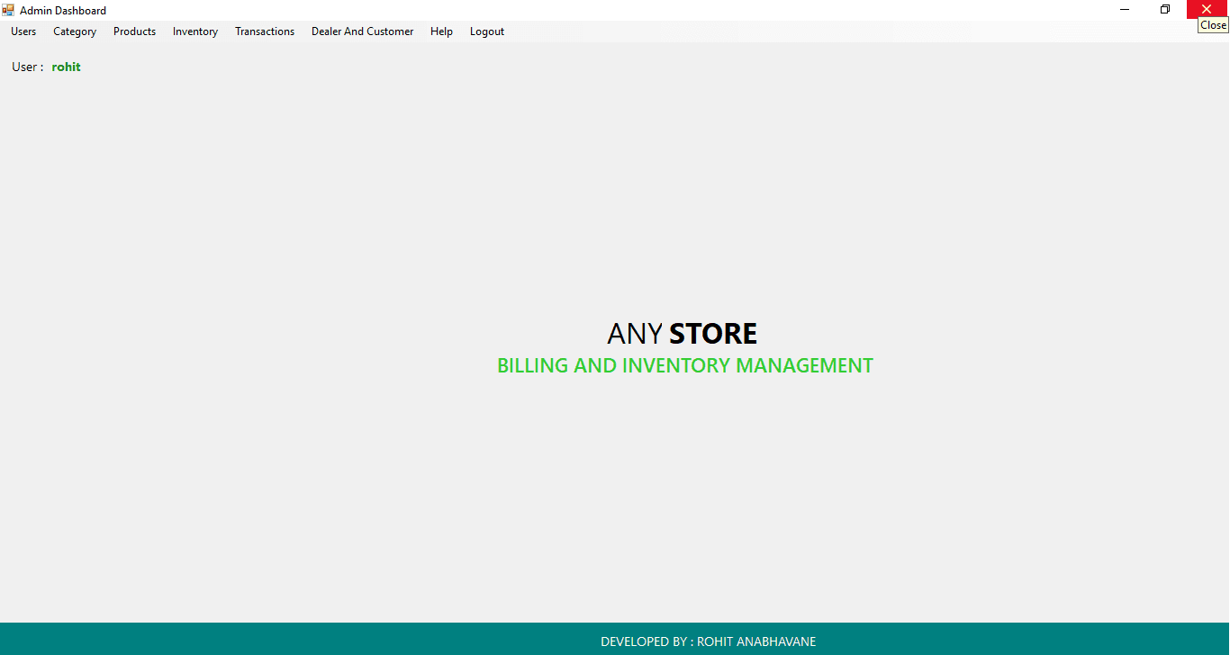 Billing & Inventory Management System