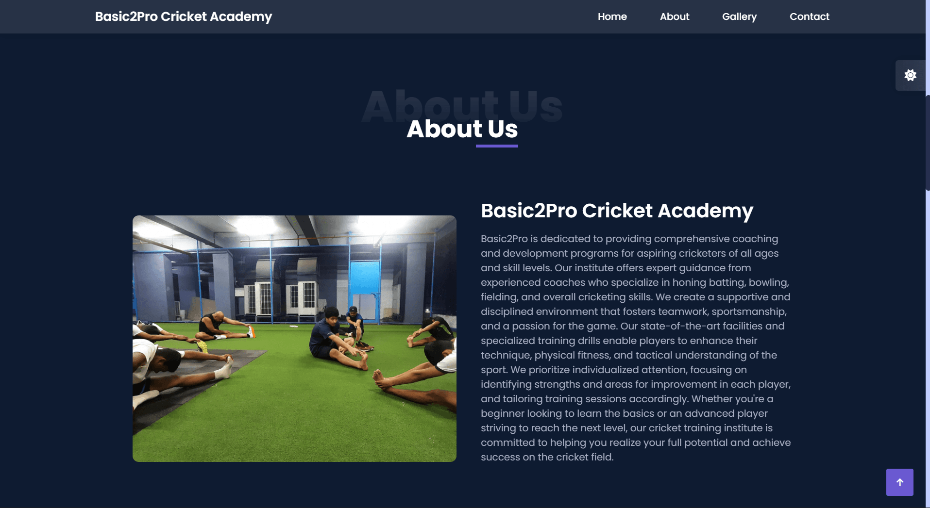 Basic2Pro Cricket Academy screenshot